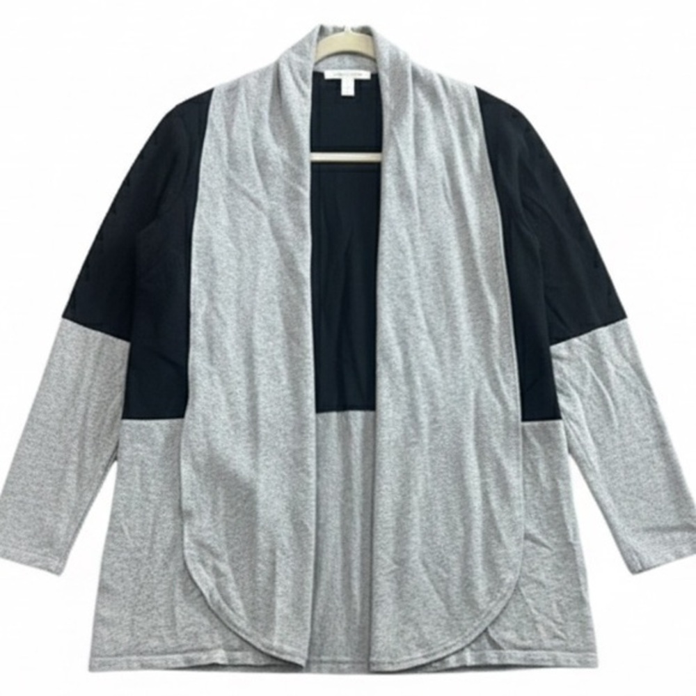 Cyrus block color cardigan